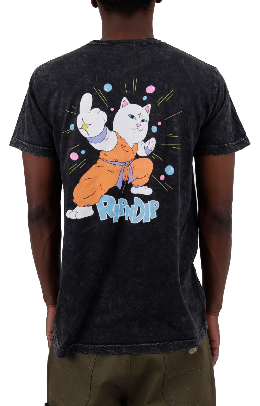 RIPNDIP Mineral Wash Power Tee - Black